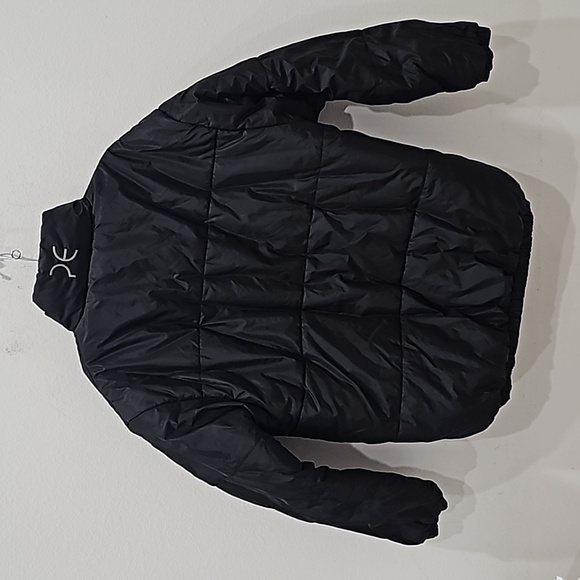 Perry Ellis Portfolio Men's Reversible Down Feather Puffer Jacket Black Size XL - Picture 9 of 12